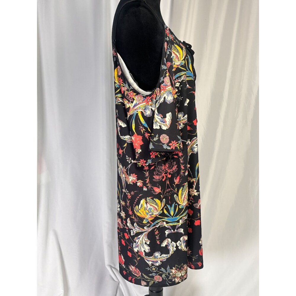 Flying Tomato Boho Floral Cold Shoulder Mini Dress - Picture 8 of 11